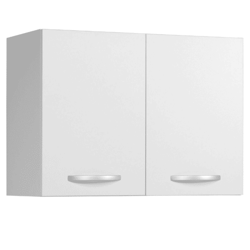 Cozinha modular Eko melamina branca com bancada incluída 6 módulos de 180 cm de largura