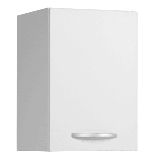 Cozinha modular Eko melamina branca com bancada incluída 6 módulos de 180 cm de largura