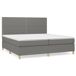 Cama box spring 200x200 Cama box spring 200x200 Gris
