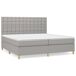 Cama box spring 200x200 Cama box spring 200x200 Azul