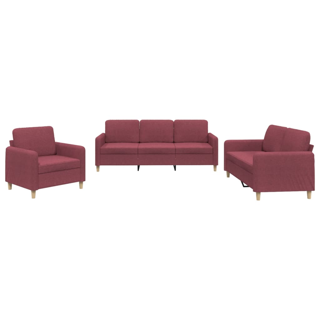 Conjunto De Sofás Rojo