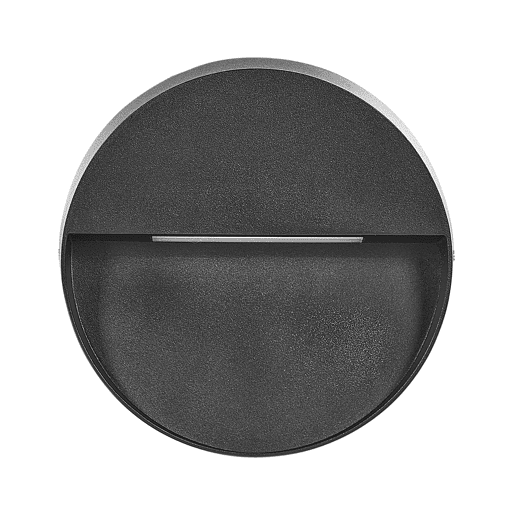 Conjunto de 2 candeeiros de parede LED de exterior POMPTON Preto