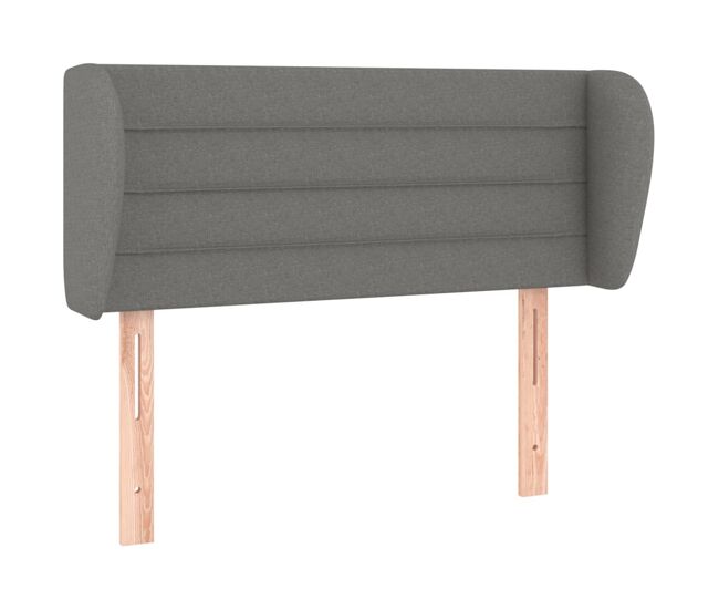 Vidaxl cabecero de tela gris oscuro 83x23x78/88 cm