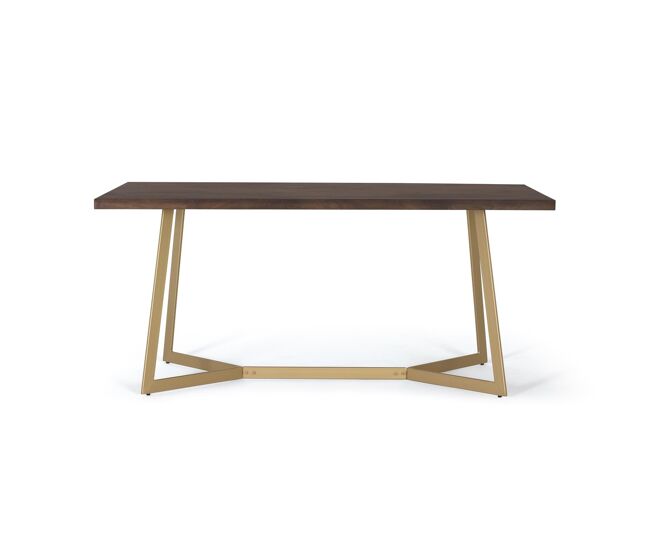 MESA COMEDOR MADERA DE MANGO Marrón.Giner y Colomer 76x90x170