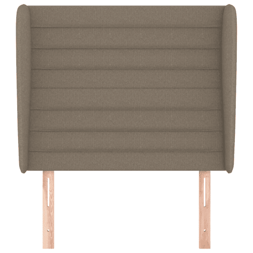 vidaXL Cabeceira cama c abas tecido 93x23x118128cm cinza-acastanhado vidaXL Cabeceira cama c abas tecido 93x23x118128cm cinza-acastanhado