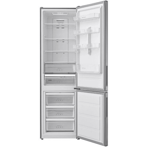 INFINITON Frigorifico Combinado FGC-345C20XEM, 330 l, 201 cm, Total No Frost, E, Inox