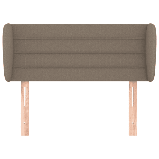 vidaXL Cabeceira cama abas tecido 83x23x7888 cm cinzento-acastanhado vidaXL Cabeceira cama abas tecido 83x23x7888 cm cinzento-acastanhado