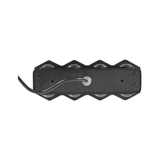 Conjunto de 2 candeeiros de parede LED de exterior WELDON Preto