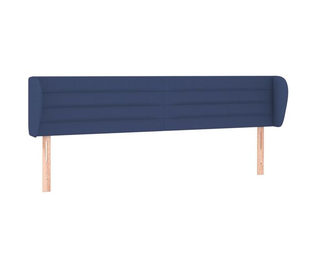 Vidaxl cabecero de tela azul 183x23x78/88 cm