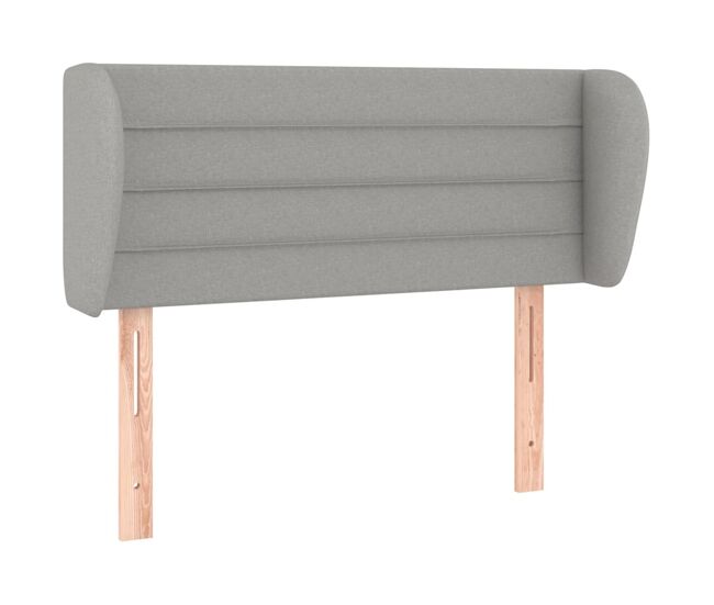 Vidaxl cabecero de tela gris claro 83x23x78/88 cm
