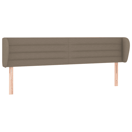 vidaXL Cabeceira cama abas tecido 183x23x7888 cm cinzento-acastanhado vidaXL Cabeceira cama abas tecido 183x23x7888 cm cinzento-acastanhado