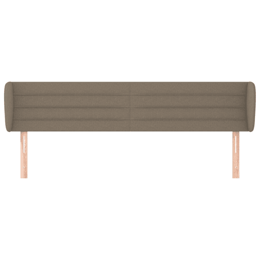vidaXL Cabeceira cama abas tecido 183x23x7888 cm cinzento-acastanhado vidaXL Cabeceira cama abas tecido 183x23x7888 cm cinzento-acastanhado