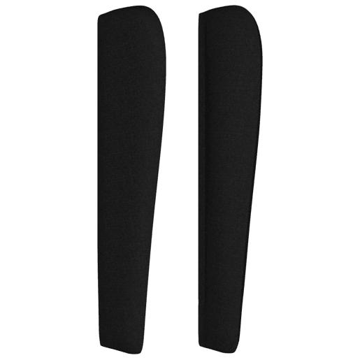 vidaXL Cabeceira de cama c abas tecido 83x23x118128 cm preto vidaXL Cabeceira de cama c abas tecido 83x23x118128 cm preto