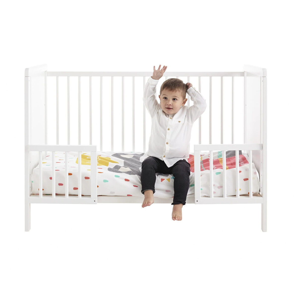 Barandillas color blancas para cunas colecho convertibles en cama cooldreams