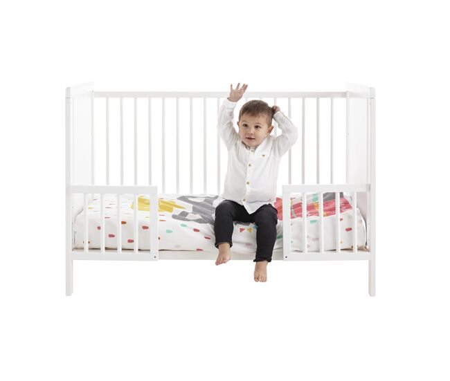 Barandillas color blancas para cunas colecho convertibles en cama cooldreams