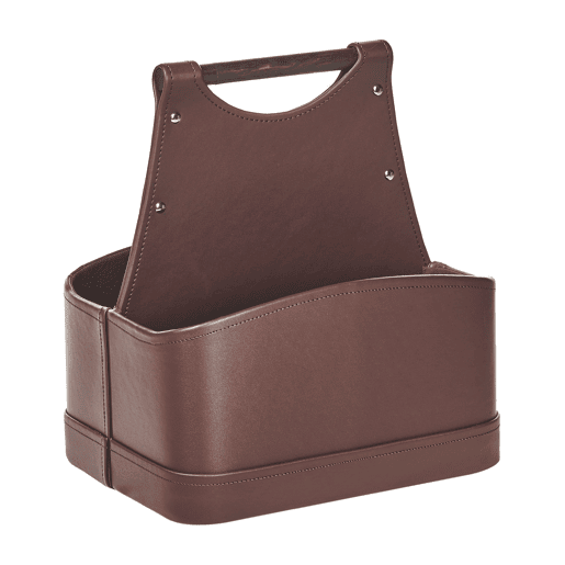 Cesto URUK Pele sintética Castanho