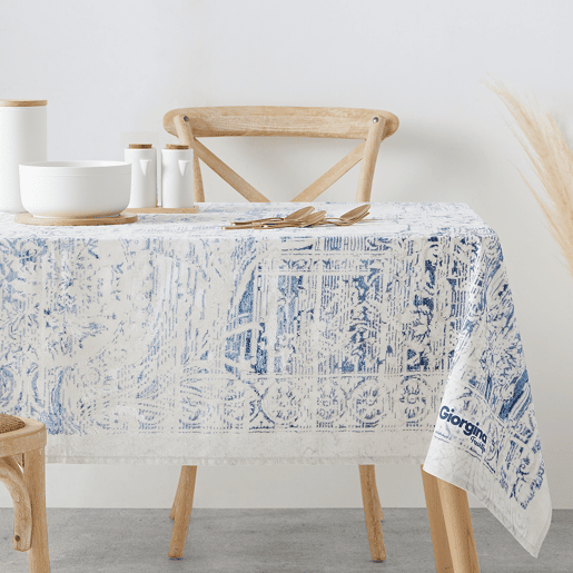 Toalha de mesa retangular, 100% algodão, resistente às manchas, Toalha de mesa para piquenique - 150x220cm u2013 Persa