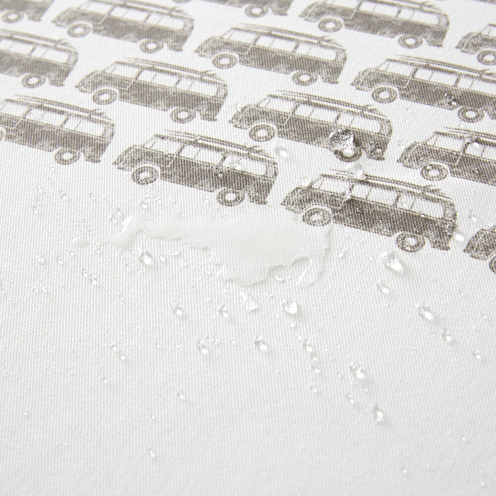 Mantel antimanchas para mesa rectangular, 100% algodón, mantel picnic - 150x220cm - camper van