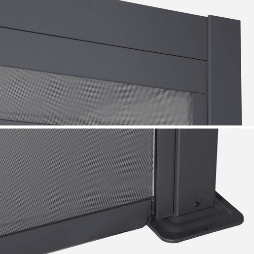 Toldo de 3m para pérgola Palace, Palace toldo 3m, Antracite, 291x209x209 cm