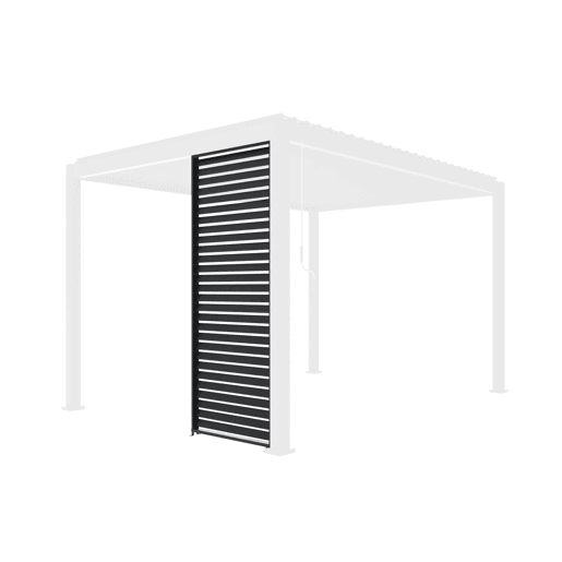 100cm persianas de alumínio para pérgola Triomphe, Triomphe persiana 100cm, Antracite, 93x6x238 cm