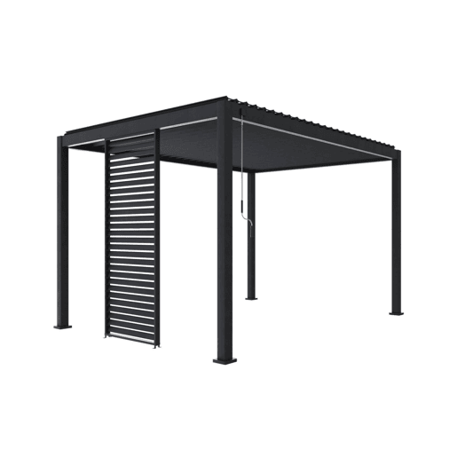 100cm persianas de alumínio para pérgola Triomphe, Triomphe persiana 100cm, Antracite, 93x6x238 cm