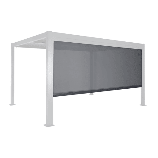 Toldo lateral de 4m para pérgola Palace, Palace toldo 4m, Antracite, 381x209x209 cm