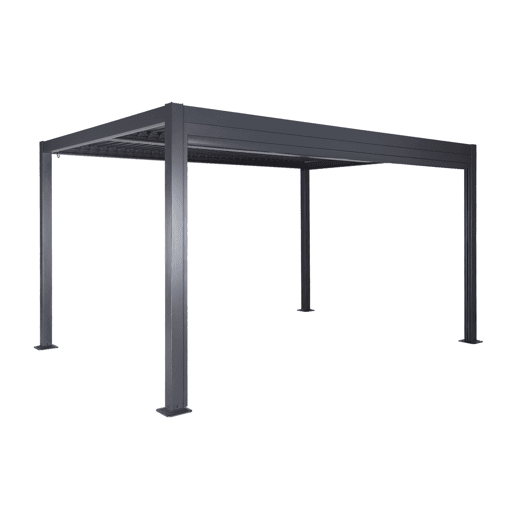 Toldo lateral de 4m para pérgola Palace, Palace toldo 4m, Antracite, 381x209x209 cm