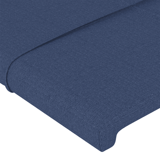 vidaXL Cabeceira de cama c abas tecido 93x16x118128 cm azul vidaXL Cabeceira de cama c abas tecido 93x16x118128 cm azul