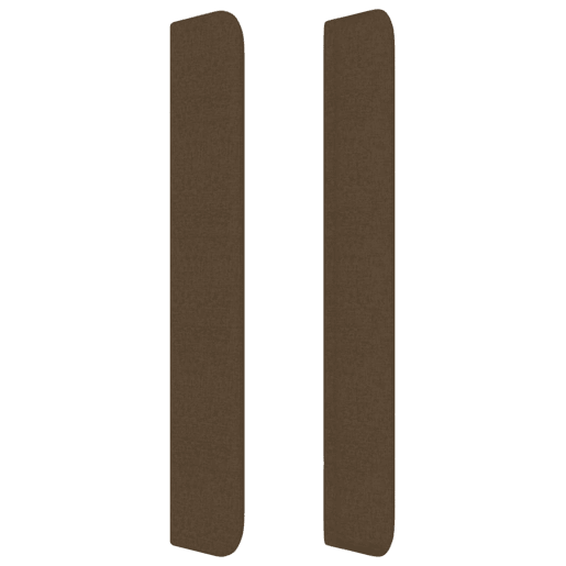 vidaXL Cabeceira cama c abas tecido 203x16x118128 cm castanho-escuro vidaXL Cabeceira cama c abas tecido 203x16x118128 cm castanho-escuro