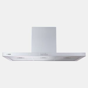 INFINITON Exaustor de parede CMPT-TSH9B63X, 400 m3h, T-Invertido, Largura 90 cm, B, Inox