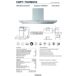 INFINITON Campana de Pared CMPT-TSH9B63X, 400 m3/h, T-Invertida INFINITON Campana de Pared CMPT-TSH9B63X, 400 m3/h, T-Invertida Inox