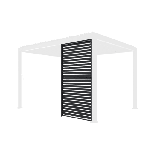130cm persianas de alumínio para pérgola Triomphe, Triomphe persiana 130cm, Antracite, 123x6x238 cm