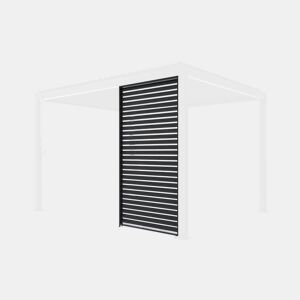 130cm persianas de alumínio para pérgola Triomphe, Triomphe persiana 130cm, Antracite, 123x6x238 cm