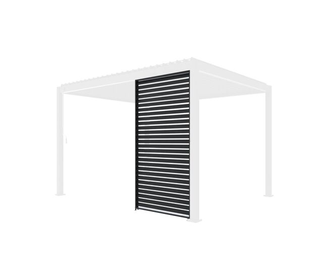 Persianas de aluminio 1.3m, triomphe persiana 1.3m, antracita, 123x6x238 cm