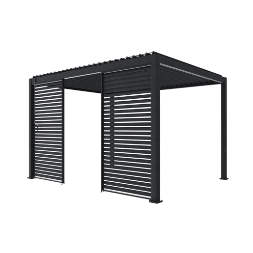 130cm persianas de alumínio para pérgola Triomphe, Triomphe persiana 130cm, Antracite, 123x6x238 cm