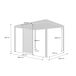 Persianas de aluminio 1.3m Persianas de aluminio 1.3m Gris