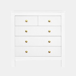 Aparador?Cómoda com 4 gavetas - aglomerado de partículas - Branco