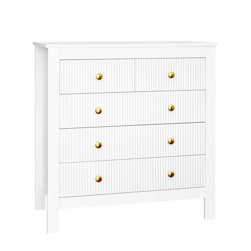 Aparador?Cómoda com 4 gavetas - aglomerado de partículas - Branco
