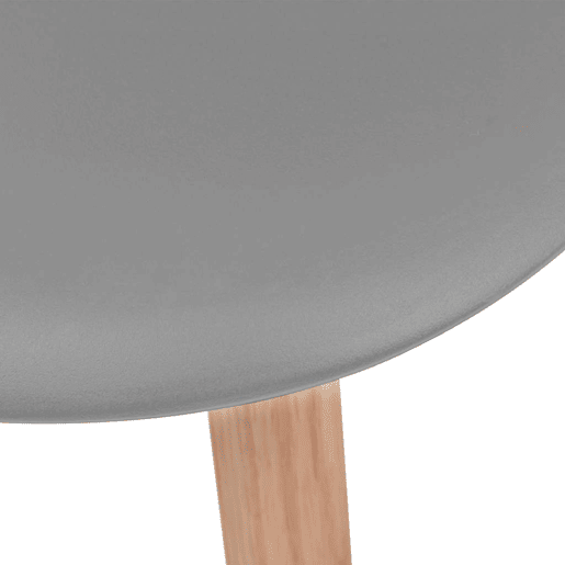 vidaXL Cadeiras de jantar 2 pcs plástico cinzento vidaXL Cadeiras de jantar 2 pcs plástico cinzento