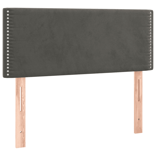 vidaXL Cabeceira de cama veludo 100x5x7888 cm cinzento-escuro