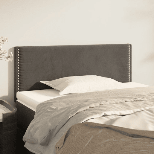 vidaXL Cabeceira de cama veludo 100x5x7888 cm cinzento-escuro