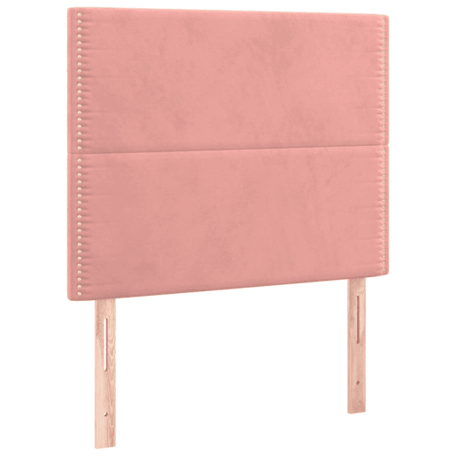 vidaXL Cabeceira Rosa 80x5x118128 cm Veludo vidaXL Cabeceira Rosa 80x5x118128 cm Veludo
