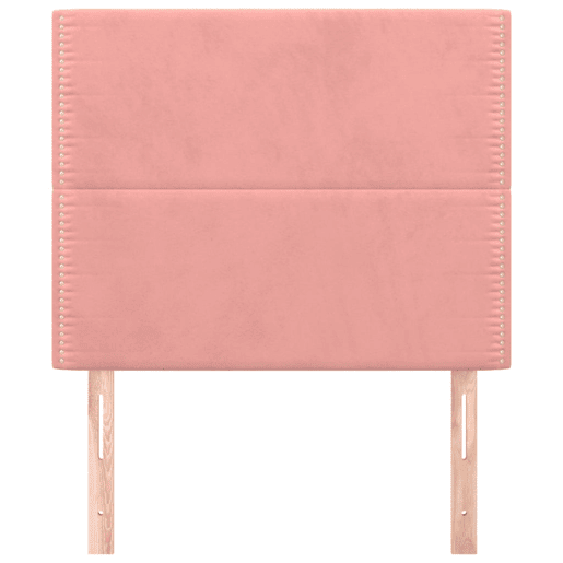 vidaXL Cabeceira Rosa 80x5x118128 cm Veludo vidaXL Cabeceira Rosa 80x5x118128 cm Veludo