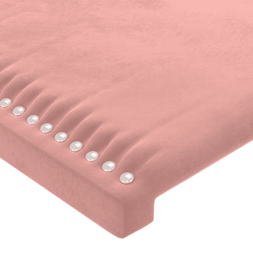 vidaXL Cabeceira Rosa 80x5x118128 cm Veludo vidaXL Cabeceira Rosa 80x5x118128 cm Veludo