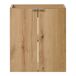 Conjunto de 2 muebles bajo lavabo Newport con puertas 100 Conjunto de 2 muebles bajo lavabo Newport con puertas 100 Negro/ Madera