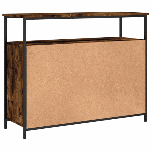 vidaXL Aparador 100x35x80 cm derivados de madeira carvalho fumado vidaXL Aparador 100x35x80 cm derivados de madeira carvalho fumado