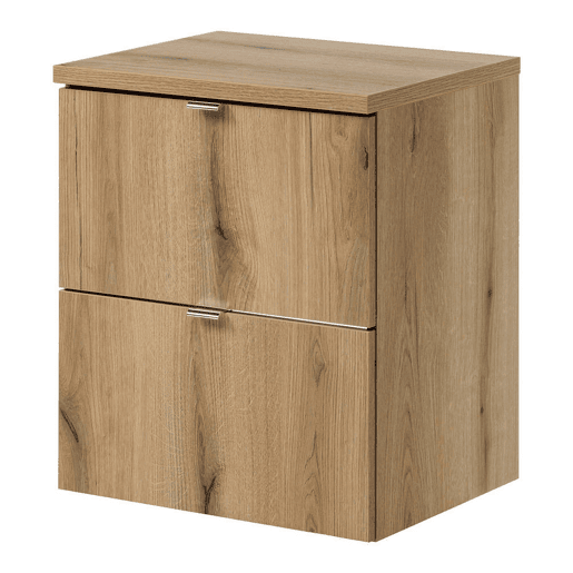 Móvel de casa de banho Newport com 2 gavetas 50x60x40 cm - Carvalho