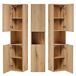 Armario alto Newport con estante cubo Armario alto Newport con estante cubo Roble