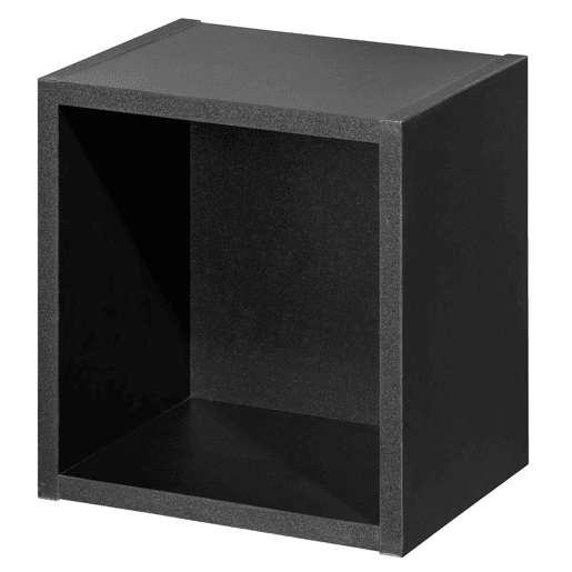 Armário alto Newport com prateleira em forma de cubo 30x140x25 cm - Efeito carvalho en.casa