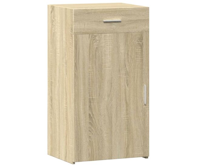 Vidaxl aparador de madera de ingeniería roble sonoma 50x42,5x93 cm